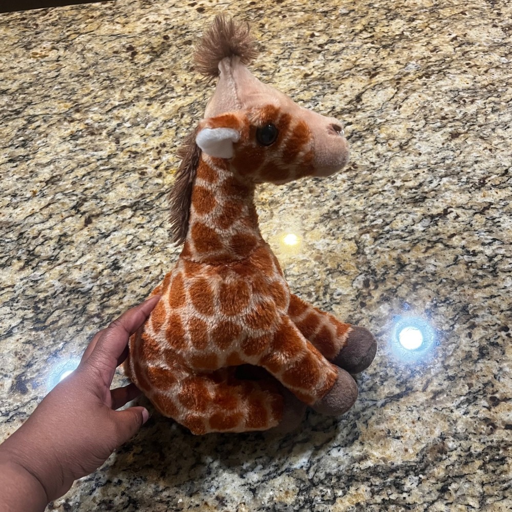 Wild Republic Giraffe Plush Stuffed Animal Soft Toy 13 Inch Brown Spotted Safari